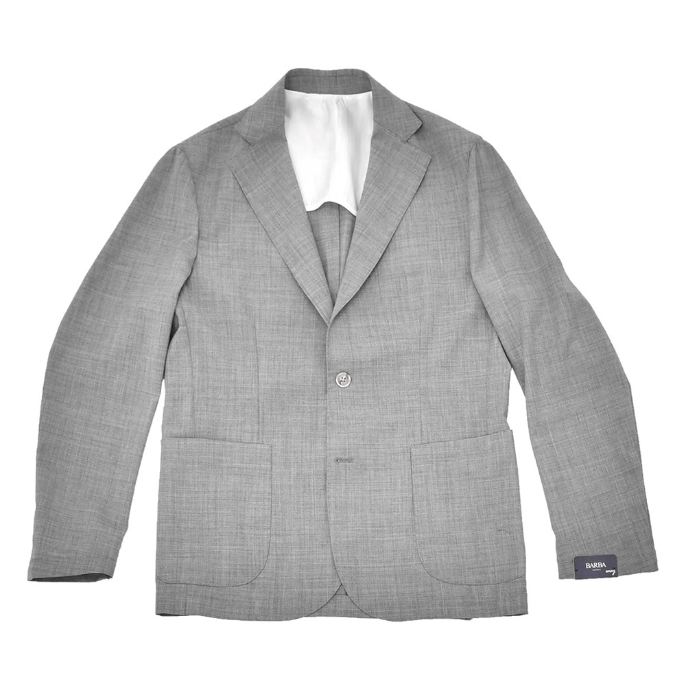 バルバ テーラードジャケット 3ボタン バルバ BARBA カジュアルジャケット メンズ シングル2つ釦 EASY-J1 3者