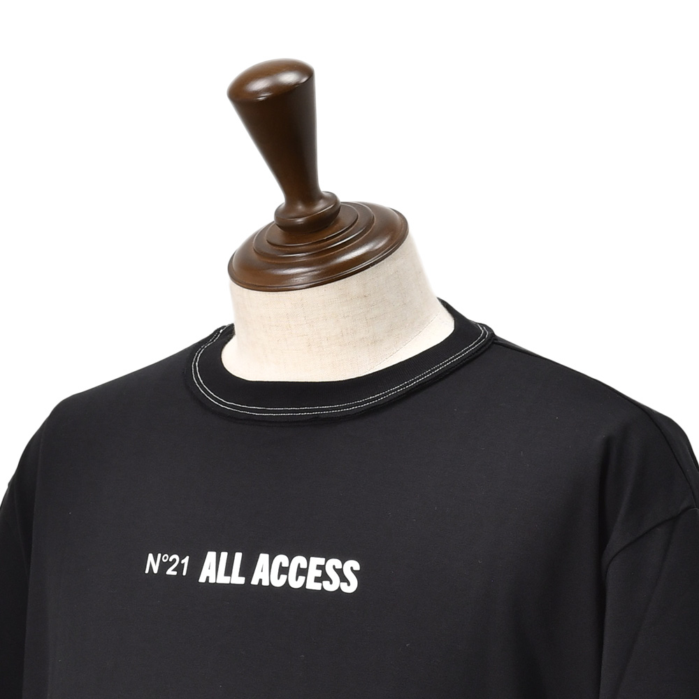 ヌメロ ヴェントゥーノ N°21 長袖Tシャツ メンズ クルーネック