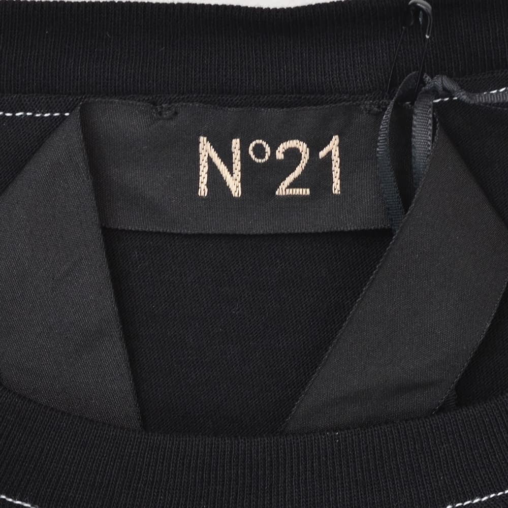 ヌメロ ヴェントゥーノ N°21 長袖Tシャツ メンズ クルーネック