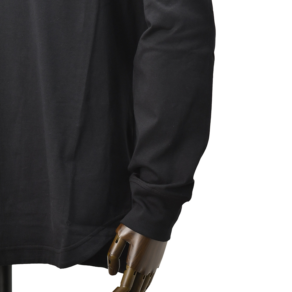 ヌメロ ヴェントゥーノ N°21 長袖Tシャツ メンズ ロングスリーブカットソー レザー風胸ポケット ブラック リラックスフィット 国内正規品 でらでら公式｜deradera｜07
