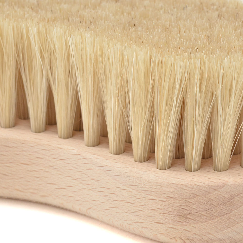 EFNAL CARE イフナルケア 洋服ブラシ 仕立て用ブラシ 白馬毛×天然木 カシミア＆レザー＆毛皮＆ダウンジャケット用 ベージュ ギフト プレゼント |  | 03