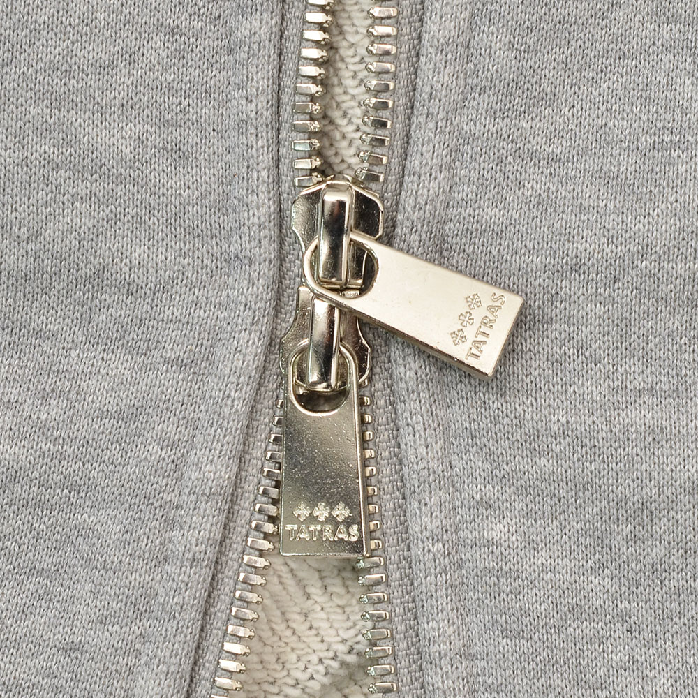 タトラス TATRAS ジップアップパーカー メンズ スウェットパーカー フェルダ FELDA シルケットコットン グレー 左袖エンボスロゴ 国内正規品 |  | 08