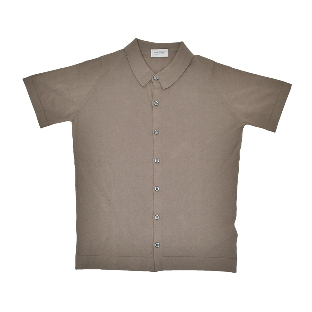 JOHN SMEDLEY（ジョンスメドレー） 半袖ニットシャツ メンズ