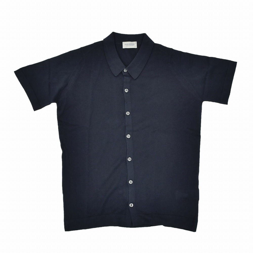 JOHN SMEDLEY（ジョンスメドレー） 半袖ニットシャツ メンズ