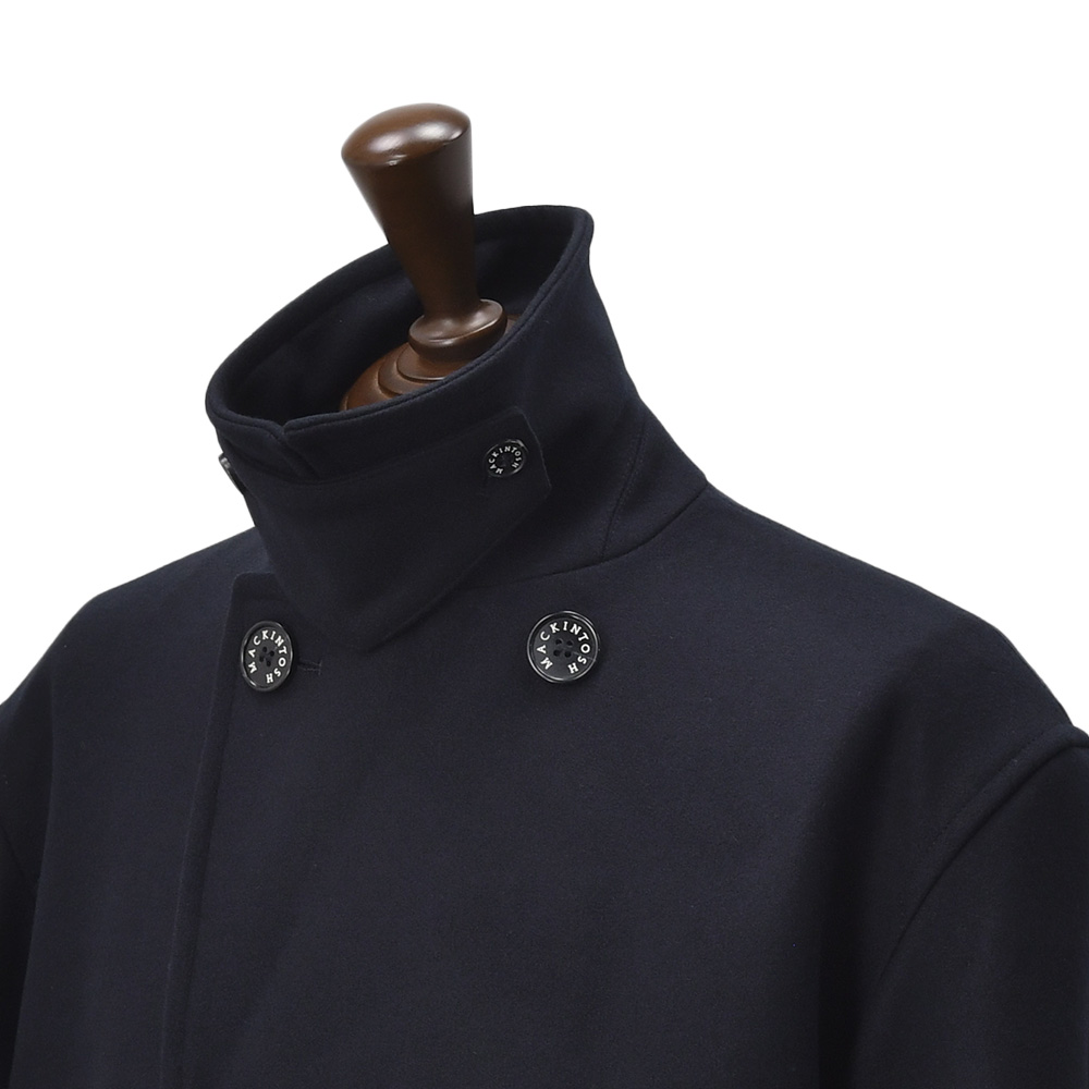 MACKINTOSH ピーコート ネイビー　サイズ34 美品マッキントッシュウールピーコートネイビーダブルサイズ34