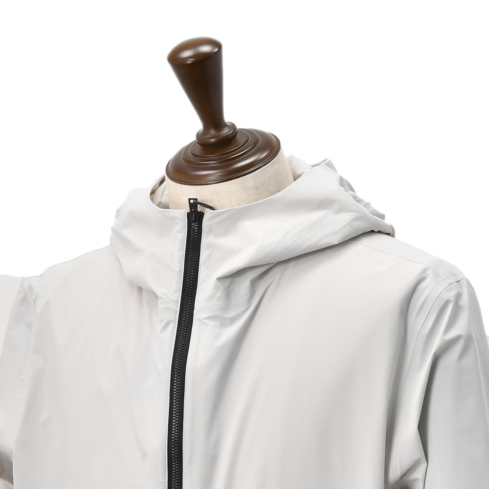ヘルノ HERNO ナイロンブルゾン メンズ ジップアップアウター FUNCTIONAL WARDROBE アイスグレー フーディー ストレッチ生地 国内正規品の画像