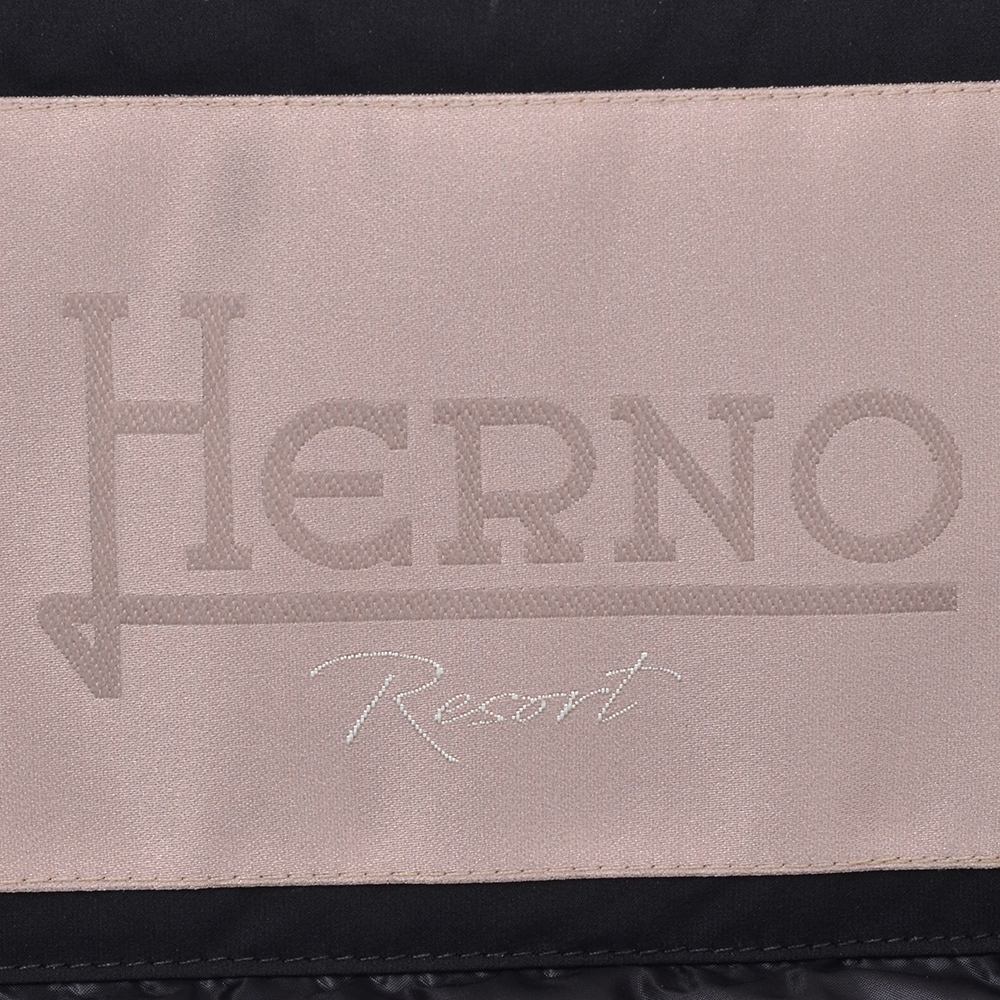 ヘルノリゾート　HERNO RESORTブルゾン メンズ PI00071UR ナイロン ブラック 黒 レギュラーフィット パッカブル 撥水 国内正規品 でらでら 公式ブランドの画像