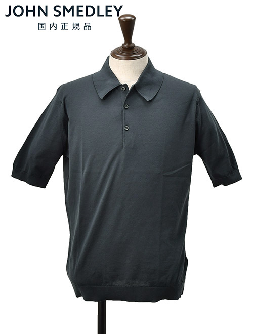 JOHN SMEDLEY（ジョンスメドレー） 半袖ニットポロシャツ メンズ ISIS