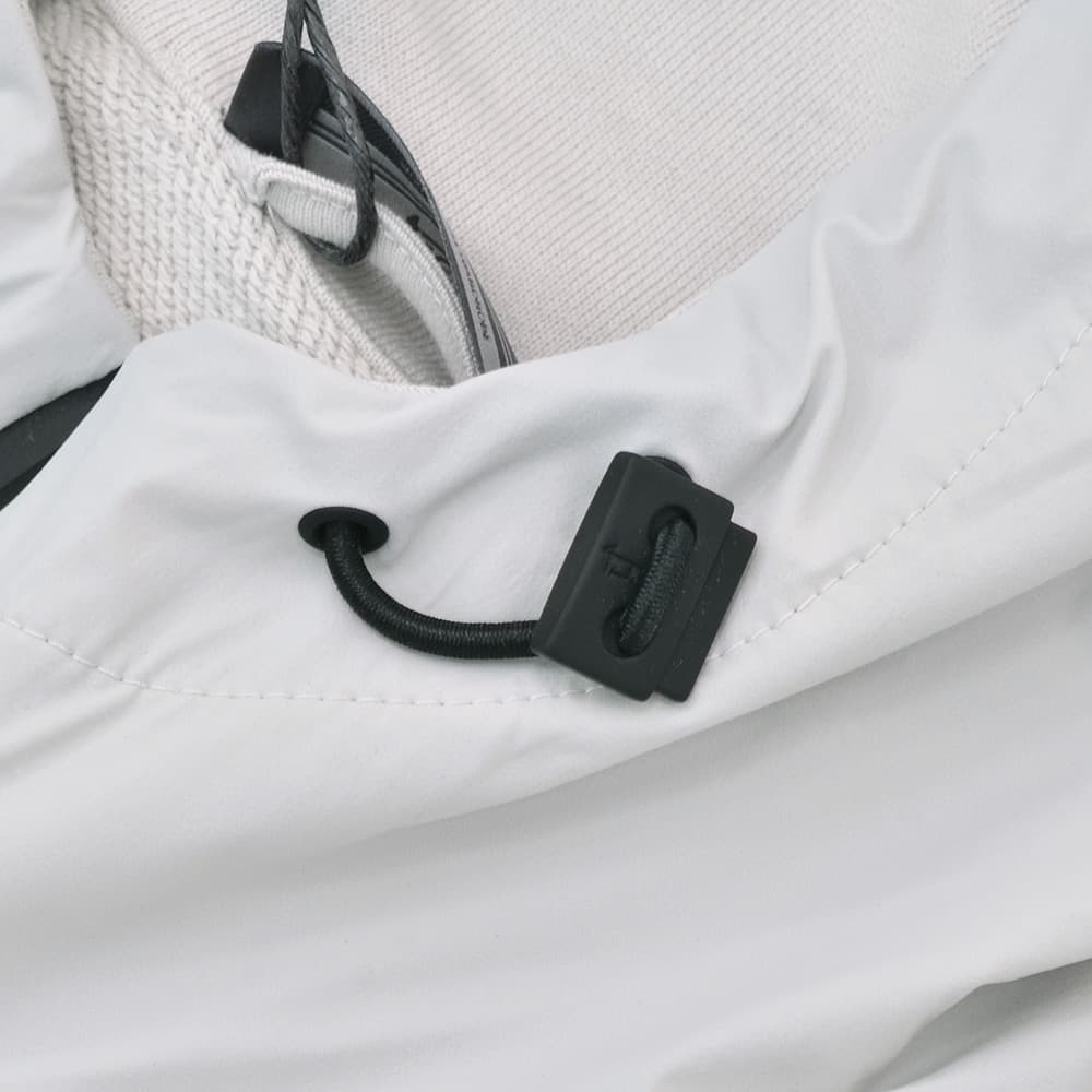ヘルノ HERNO マウンテンフーディ メンズ ジップアップアウター FUNCTIONAL WARDROBE アイスグレー フーディー ストレッチコットン 国内正規品の画像