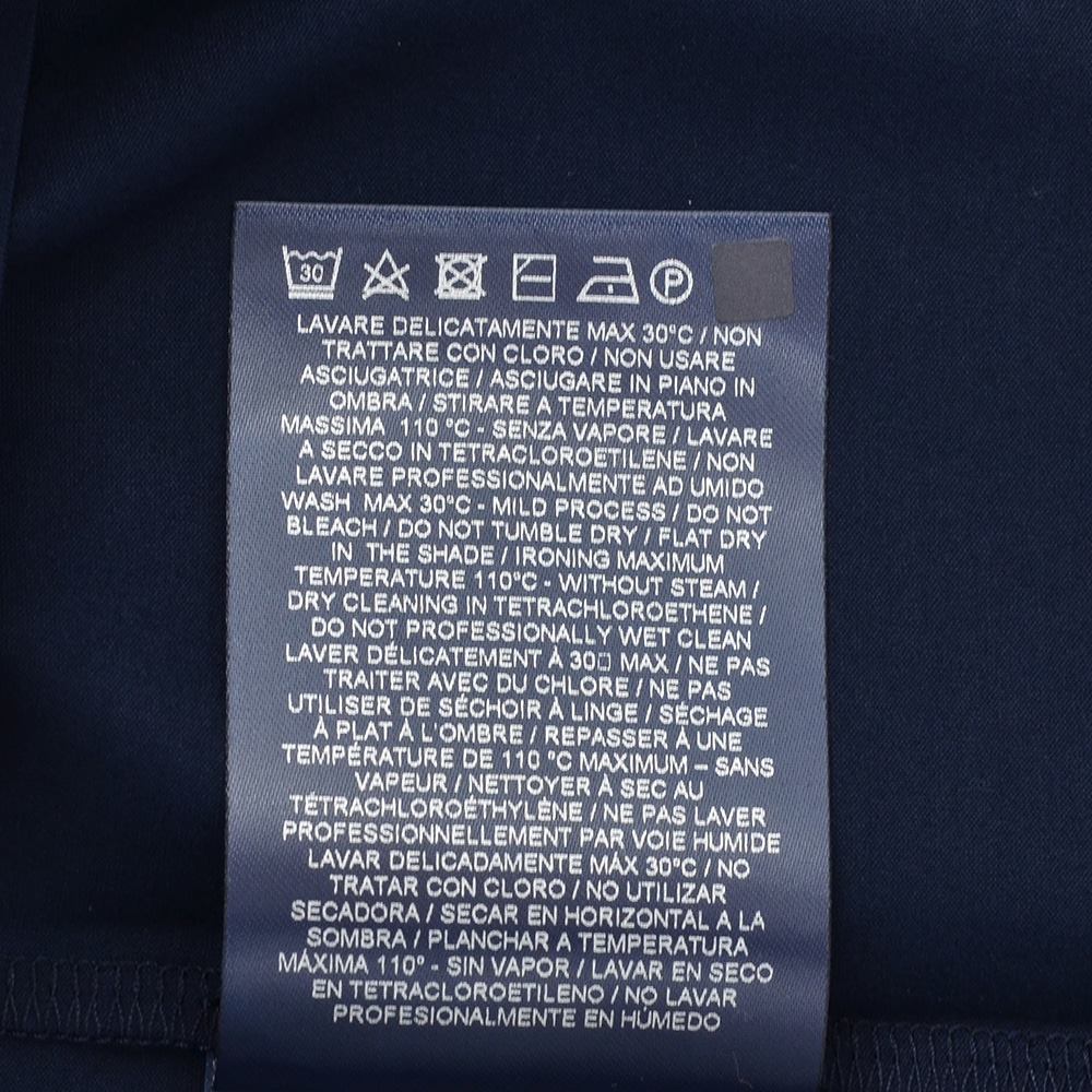 ヘルノ HERNO 半袖Tシャツ メンズ クルーネックカットソー コットンジャージー ネイビー  圧着テープ仕様 国内正規品 でらでら 公式ブランド｜deradera｜10