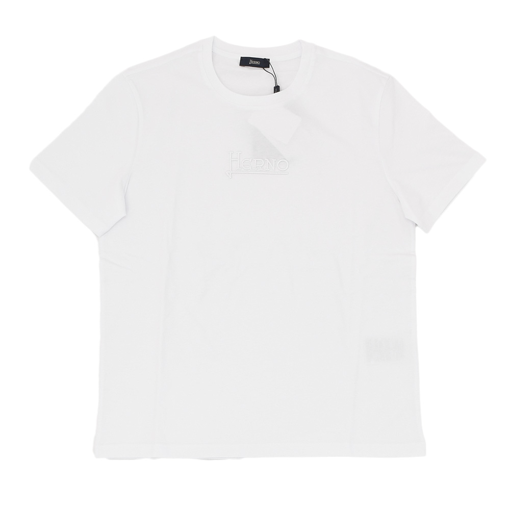 HERNO 半袖カットソー HERNO（ヘルノ） 半袖Tシャツ メンズ クルーネックカットソー 同色ロゴ