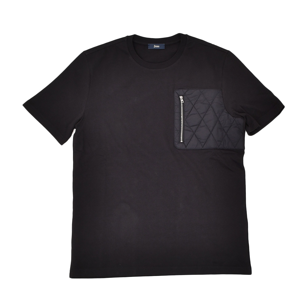 HERNO（ヘルノ） 半袖Tシャツ メンズ クルーネックカットソー コットン