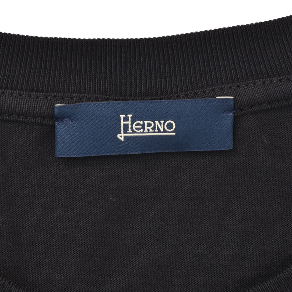 HERNO（ヘルノ） 半袖Tシャツ メンズ クルーネックカットソー コットン