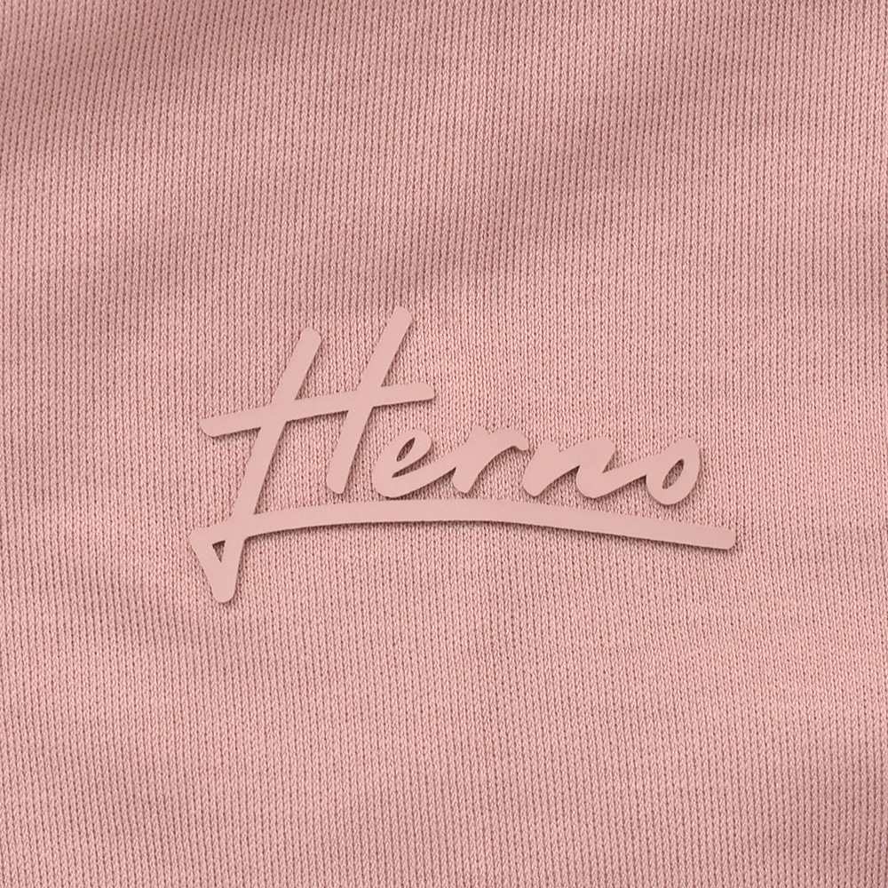 ヘルノ リゾート HERNO RESORT 長袖Tシャツ メンズ クルーネック コットンジャージー 左袖ロゴプリント ピンク 国内正規品 でらでら 公式ブランド｜deradera｜08