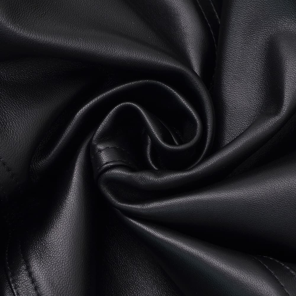 エンメティ EMMETI シングルライダースジャケット メンズ レザーブルゾン JURI ユリ ラムスキンナッパレザー ブラック 黒 ショート丈 国内正規品の画像