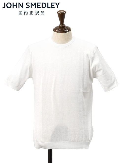 JOHN SMEDLEY（ジョンスメドレー） クルーネックニット メンズ 半袖 
