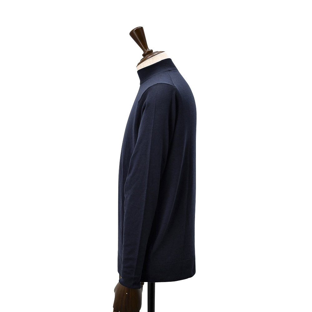 ジョンスメドレー JOHN SMEDLEY モックネックニット メンズ KILDAY ハイゲージセーター ミッドナイト 長袖 メリノウール 30ゲージ MODERN FIT 国内正規品 | JOHN SMEDLEY | 04