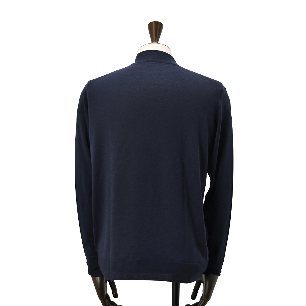 ジョンスメドレー JOHN SMEDLEY モックネックニット メンズ KILDAY ハイゲージセーター ミッドナイト 長袖 メリノウール 30ゲージ MODERN FIT 国内正規品 | JOHN SMEDLEY | 05