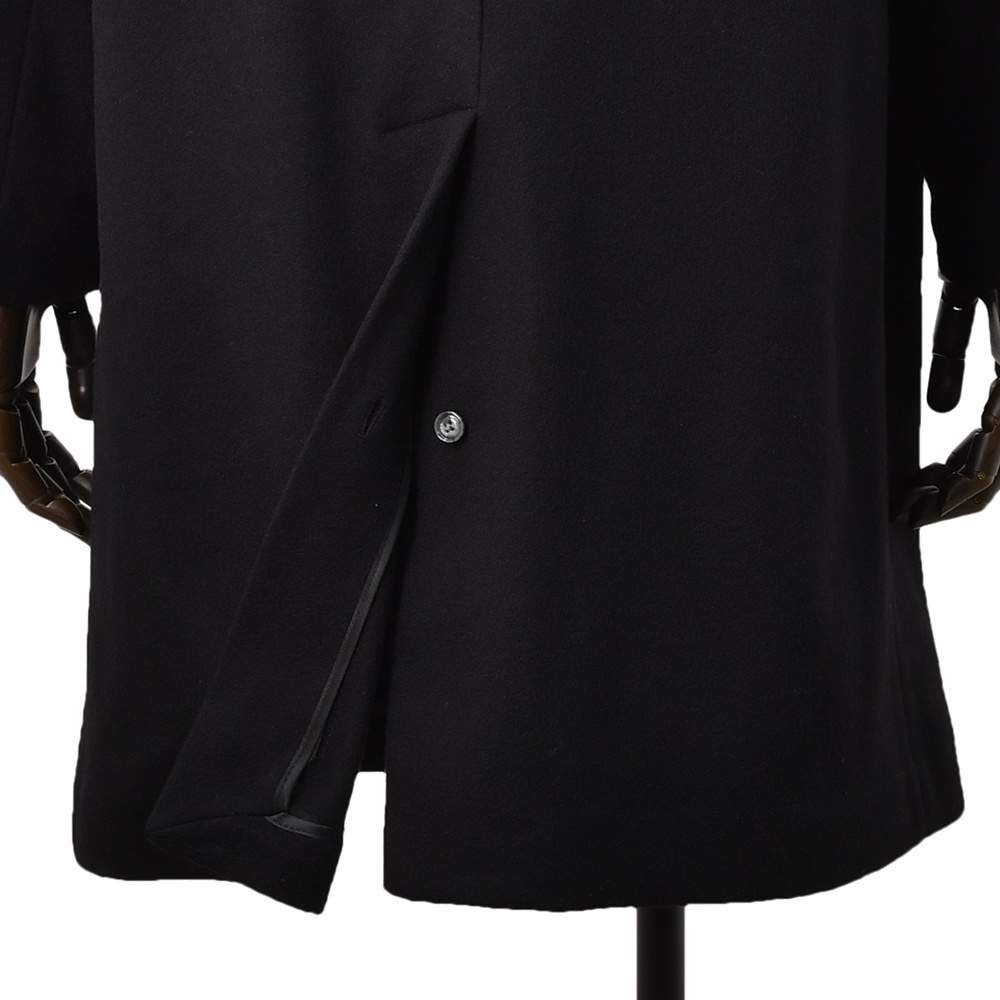 バルバ BARBA チェスターコート メンズ KOBE カシミヤ ブラック 黒