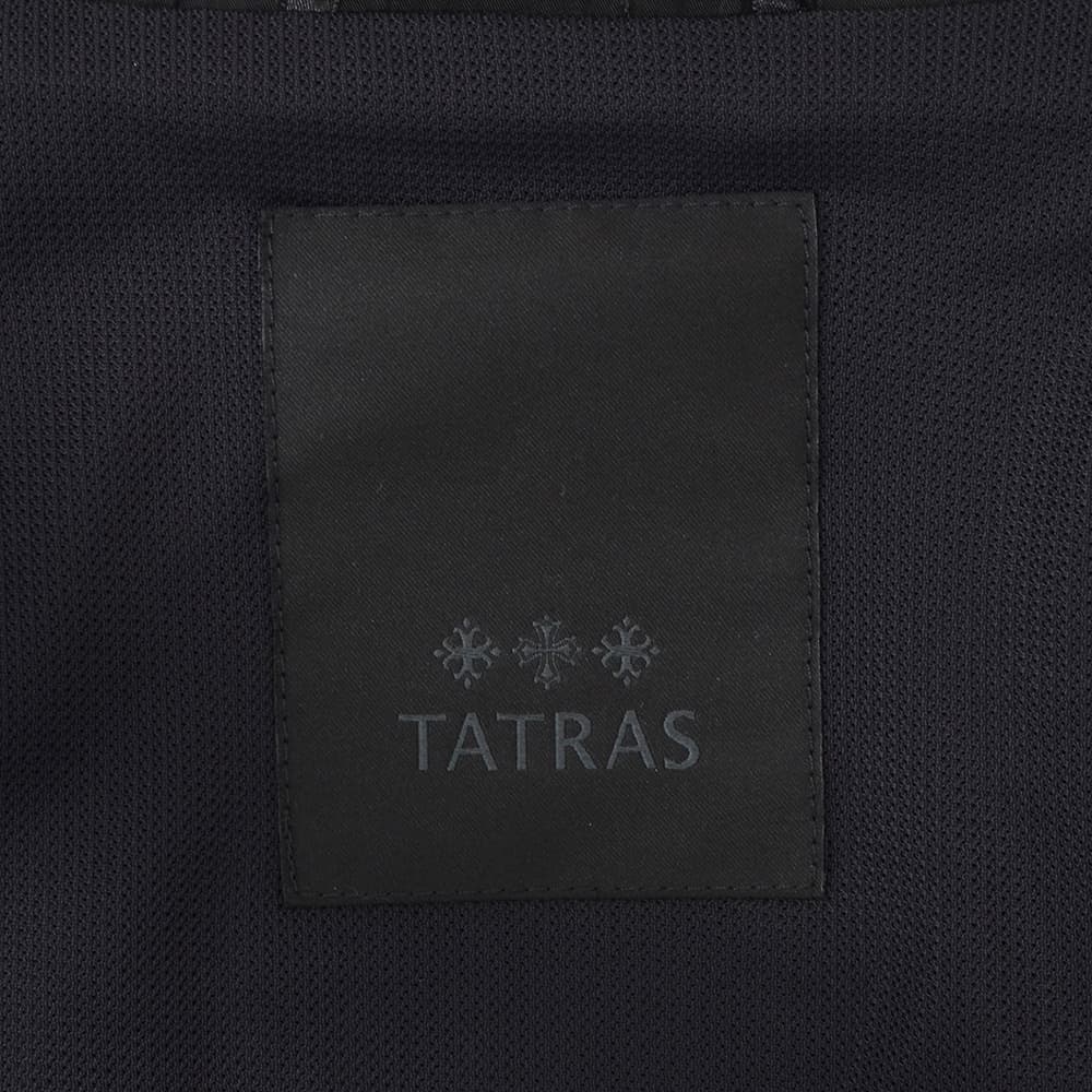 タトラス TATRAS スイングトップブルゾン メンズ ライトアウター レロス LEROS シワ加工コットンツイル ブラック 黒 ラグランスリーブ 国内正規品の画像
