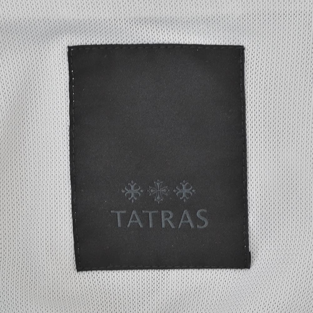 タトラス TATRAS スイングトップブルゾン メンズ ライトアウター レロス LEROS シワ加工コットンツイル ライトグレー ラグランスリーブ 国内正規品の画像