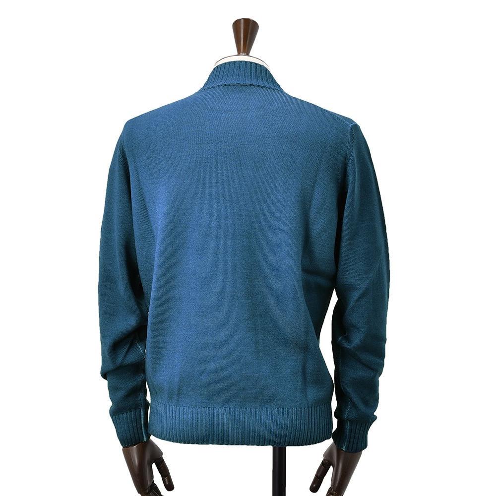 極美品 ブライアン・デールズ ベージュ 高級 イタリア製 ニット メンズ M フィリッポ デ ローレンティス FILIPPO DE LAURENTIIS モックネック