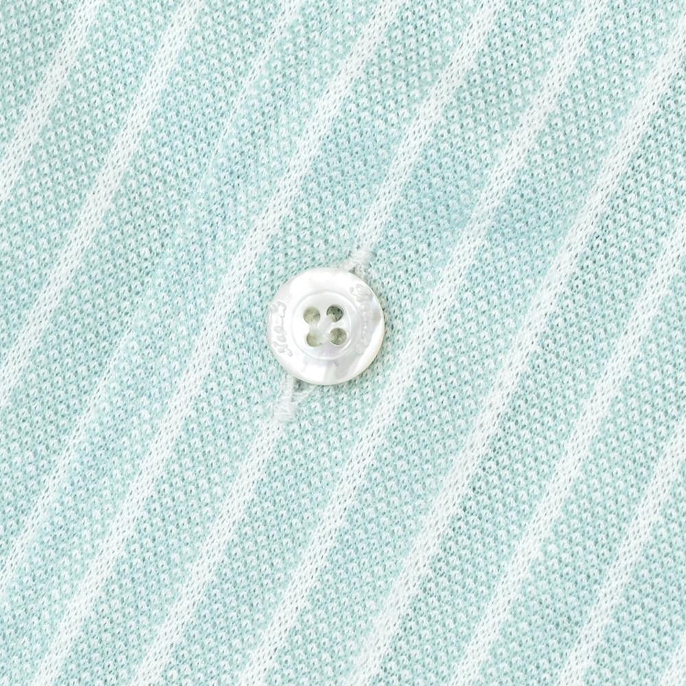 フィナモレ Finamore 長袖ストライプ柄シャツ メンズ コットン
