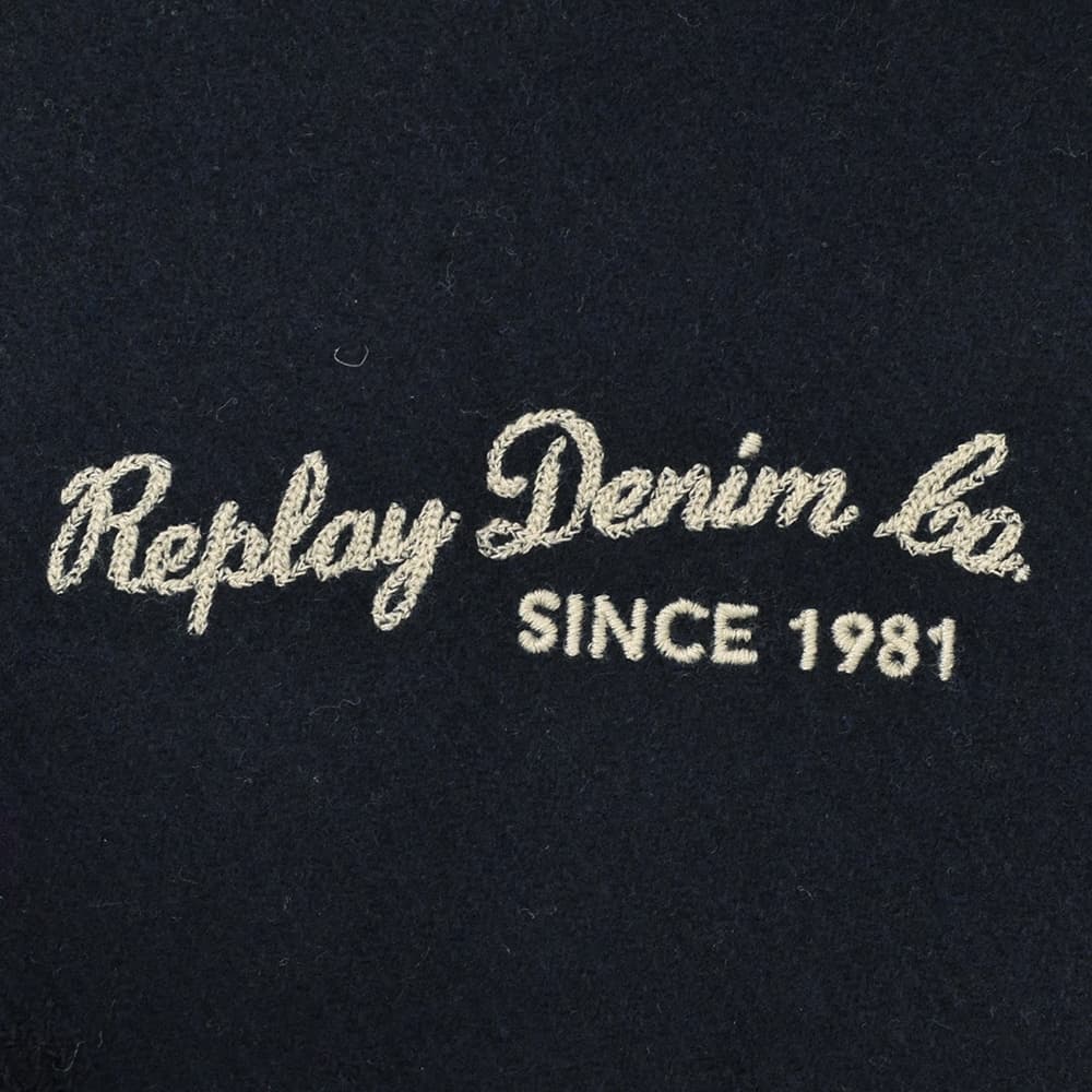 リプレイ REPLAY スタジャン メンズ ボンバージャケット ブレンド