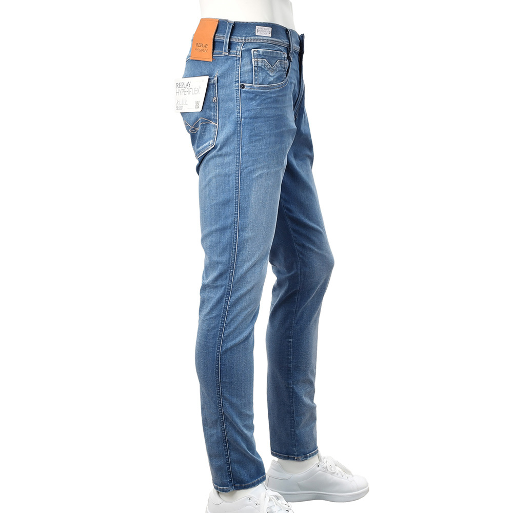 REPLAY（リプレイ） メンズジーンズ ANBASS HYPERFLEX X.L.I.T.E. RE