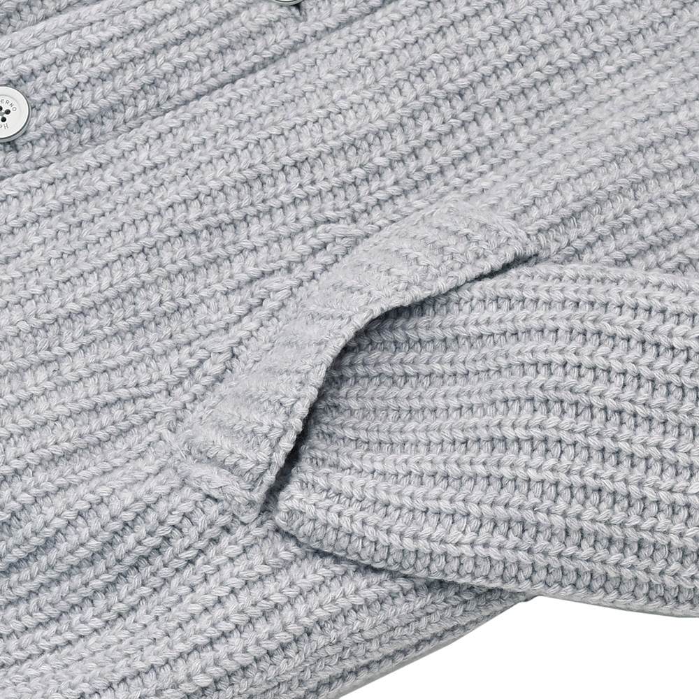 Herno ロゴプリントカーディガン HERNO(ヘルノ)｜【MEN】ロゴプリント コットン プルオーバー/ネイビー