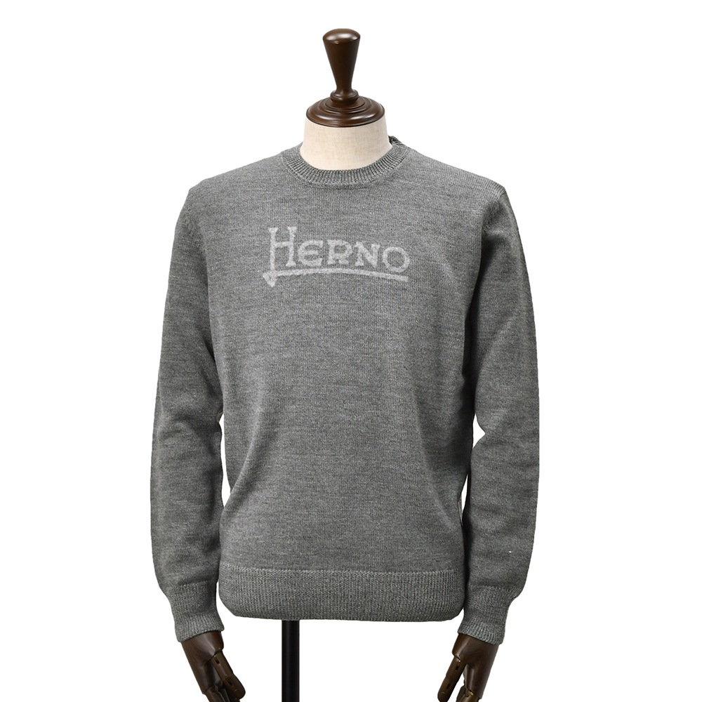 HERNO（ヘルノ） クルーネックニット メンズ ミドルゲージセーター