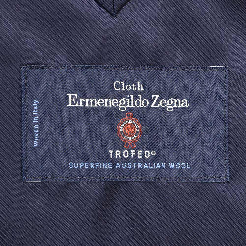 エルメネジルド ゼニア cloth by Ermenegildo Zegna シングルスーツ メンズ ネイビー 紺 スペルラティボ TROFEO　トロフェオ ウール 日本製｜deradera｜11