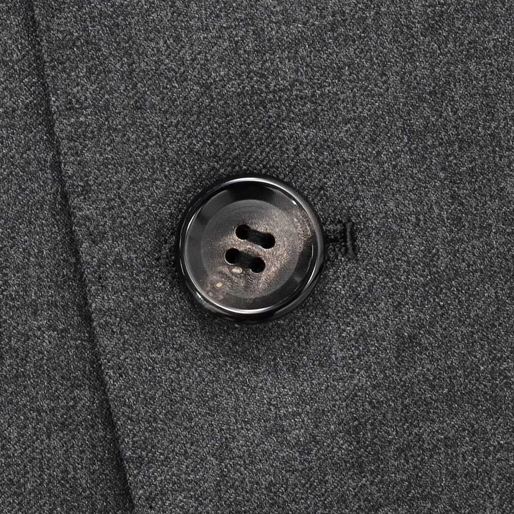 ヴィターレ バルベリス カノニコ VITALE BARBERIS CANONICO シングルスーツ メンズ ペレニアル110's チャコールグレー Superlativo スペルラティボの画像