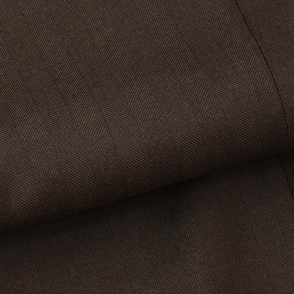 エルメネジルド ゼニア cloth by Ermenegildo Zegna スリーピーススーツ メンズ エレクタウール ヘリンボン柄 ブラウン スペルラティボ 日本製の画像