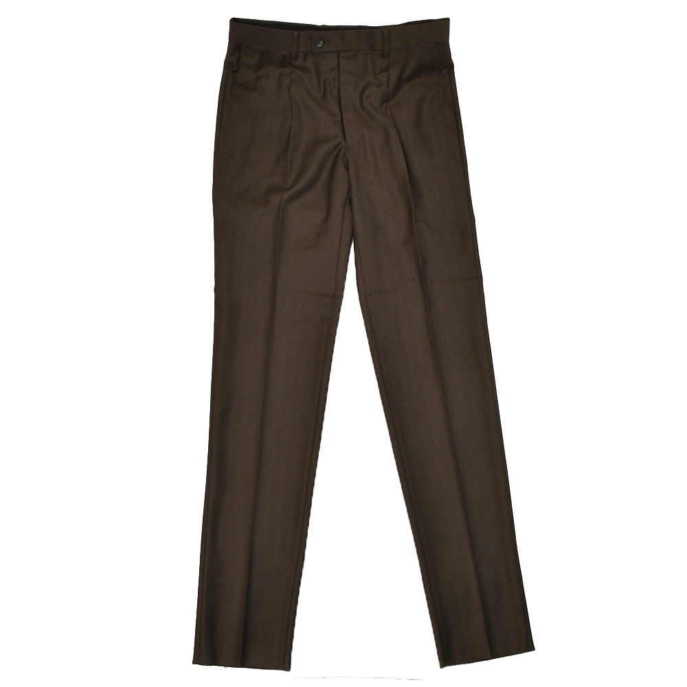 エルメネジルド ゼニア cloth by Ermenegildo Zegna スリーピーススーツ メンズ エレクタウール ヘリンボン柄 ブラウン スペルラティボ 日本製の画像