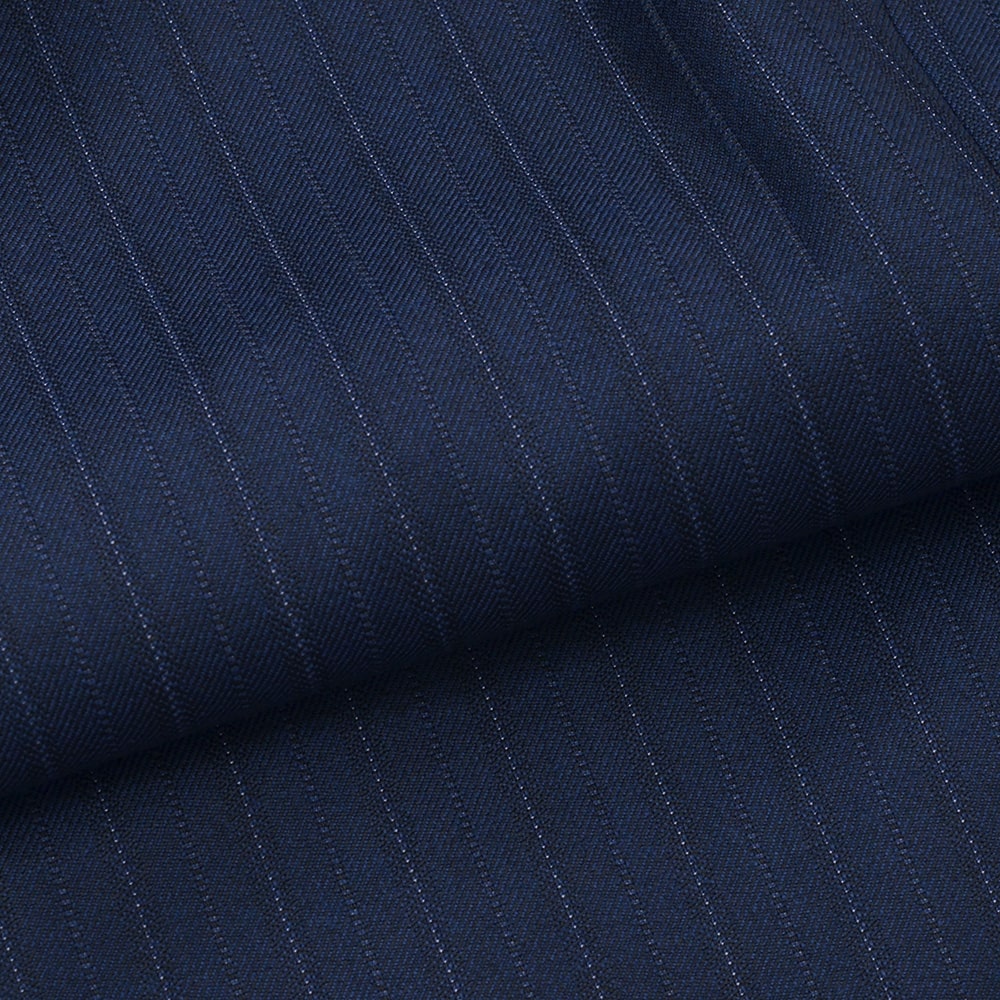 エルメネジルド ゼニア cloth by Ermenegildo Zegna シングルスーツ メンズ エレクタウール生地 ELECTA ピンストライプ柄 ネイビー スペルラティボ 日本製の画像
