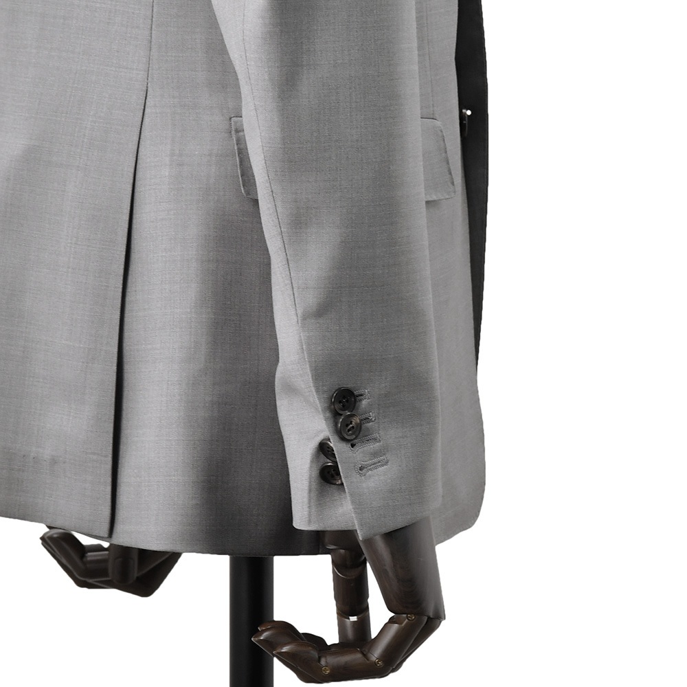 エルメネジルド ゼニア cloth by Ermenegildo Zegna シングルスーツ メンズ サマーウール生地 TRAVELLER トラベラー ライトグレー スペルラティボの画像