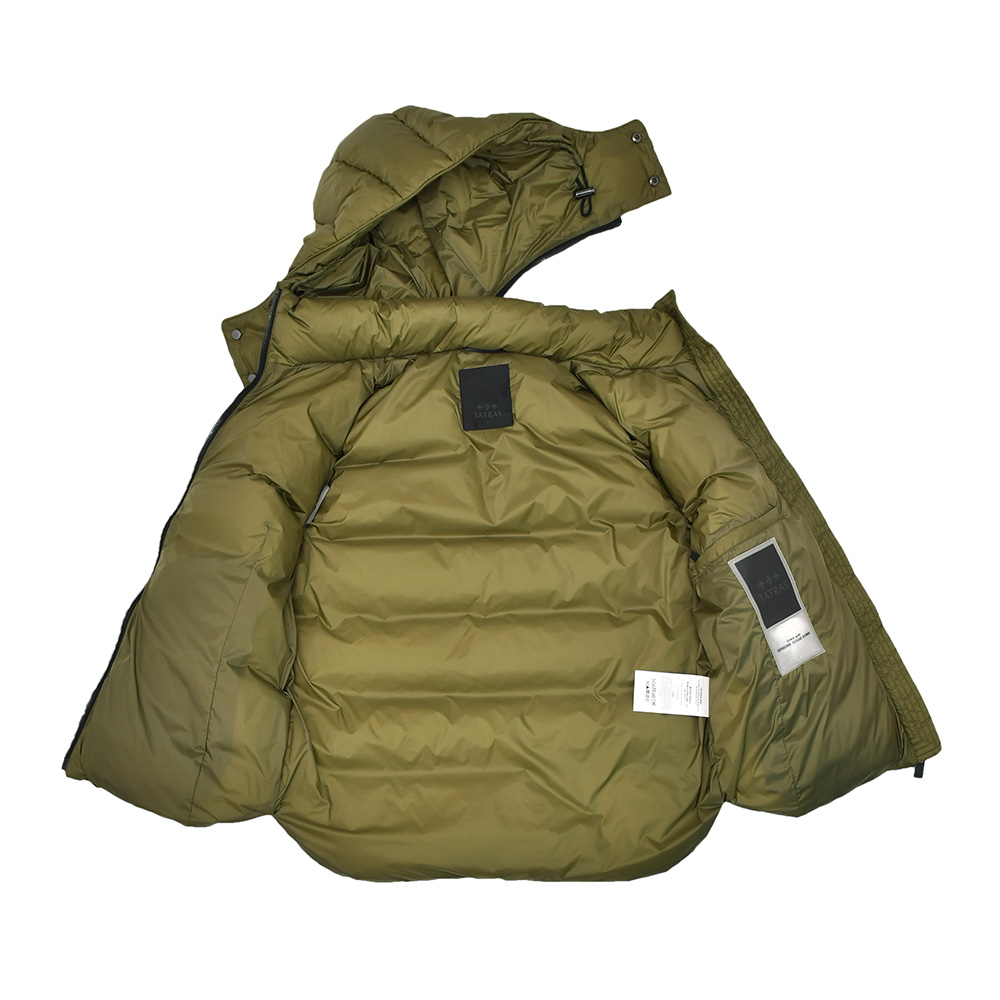 タトラス TATRAS ダウンベスト メンズ POSEIDONE ポセイドーネ カーキ