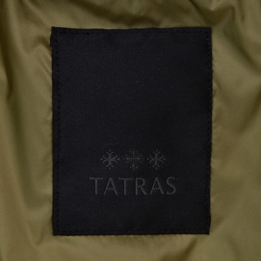 タトラス TATRAS MA-1型中綿ブルゾン メンズ パシアート PASIATO MTME24S4101 カーキ 撥水ナイロン ドロップショルダー オーバーサイズ 国内正規品｜deradera｜11