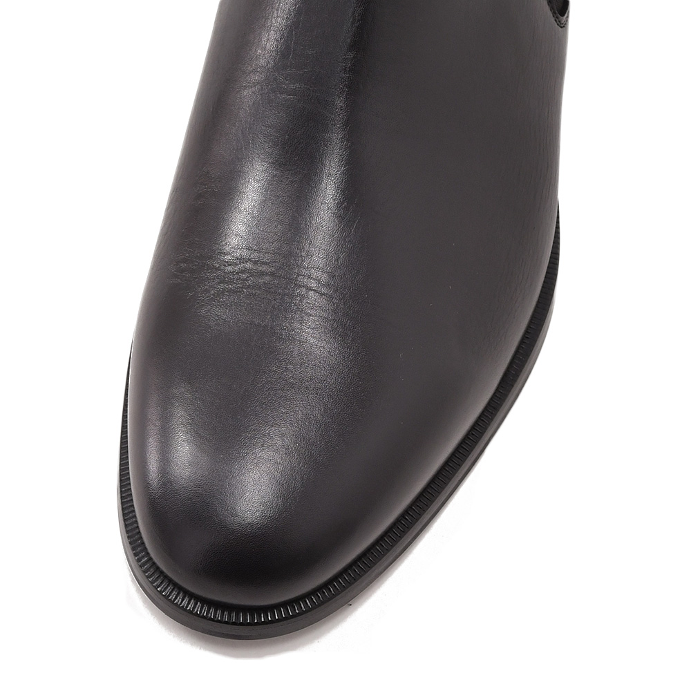 ボードインアンドランジ BAUDOIN & LANGE サイドゴアブーツ メンズ チェルシーブーツ Wall Boots ブラック 黒 カーフレザー レザーソール 国内正規品の画像