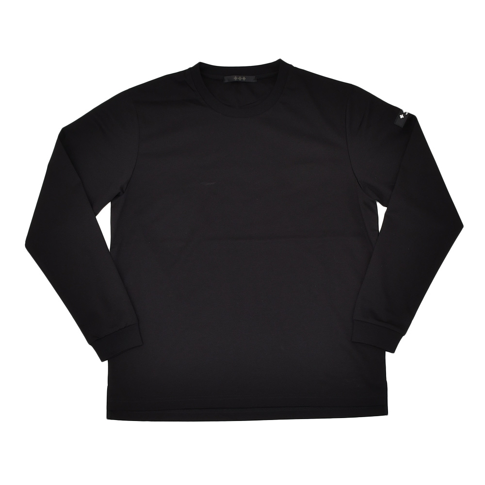 【新品✨タグ付き】TATRAS タトラス OSMO オスモ 長袖カットソー 黒L タトラス TATRAS 長袖Tシャツ メンズ クルーネックカットソー