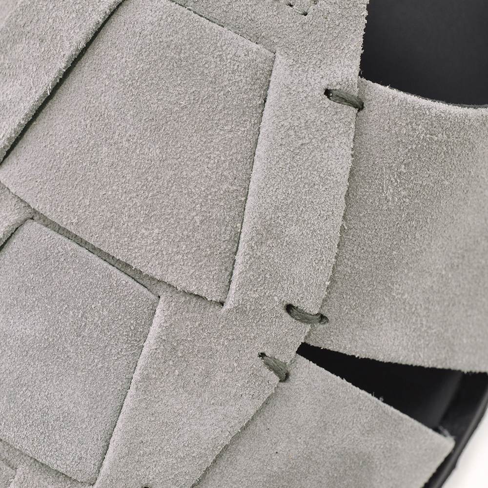 パラブーツ PARABOOT グルカサンダル メンズ PACIFIC パシフィック ライトグレー ベロアスエード SPORTソール グラディエーター ストラップ調節 国内正規品の画像