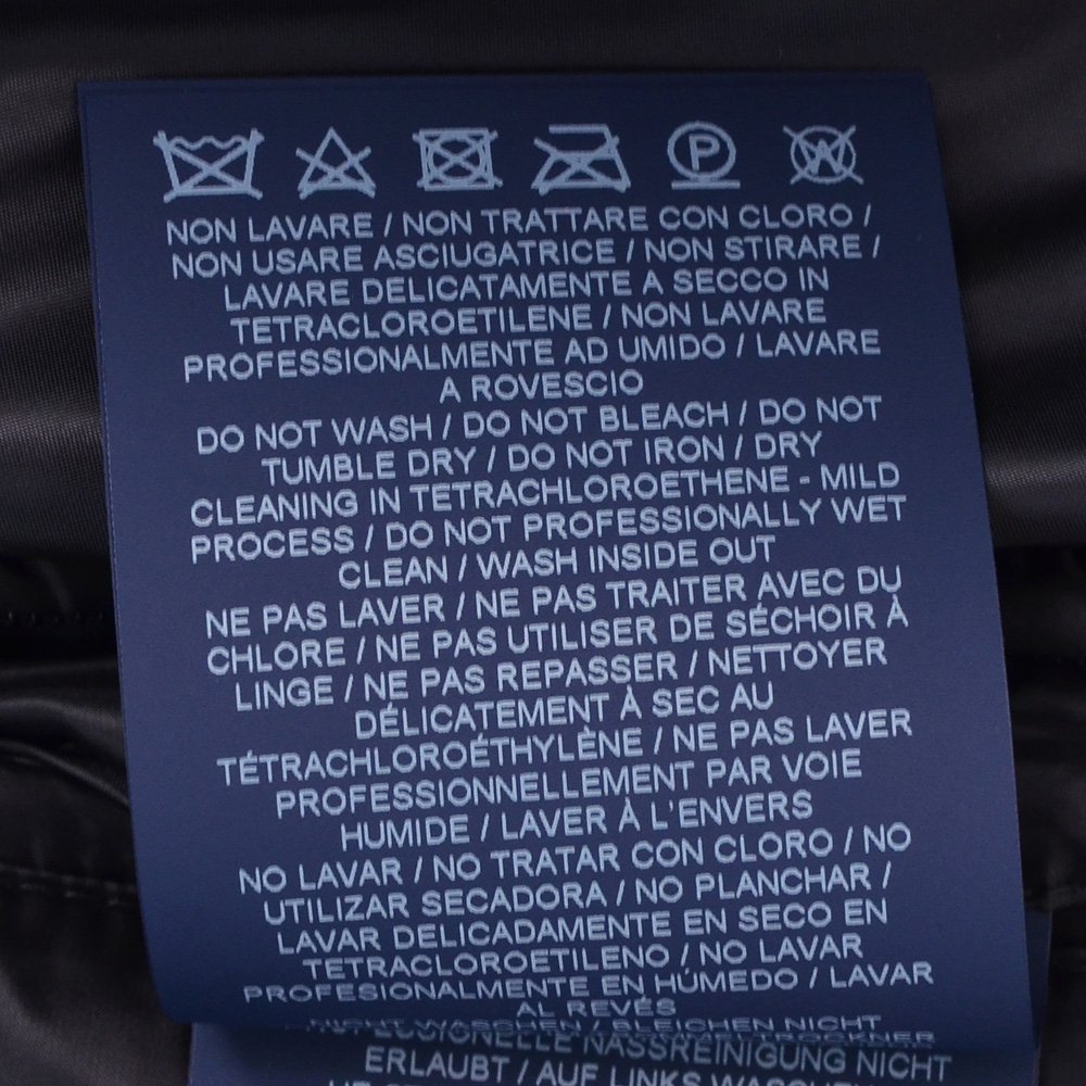 ヘルノ HERNO ダウンジャケット メンズ ジップアップアウター 撥水ナイロン ブラック コーティング素材 左袖ロゴデザイン 国内正規品 でらでら 公式ブランド｜deradera｜12
