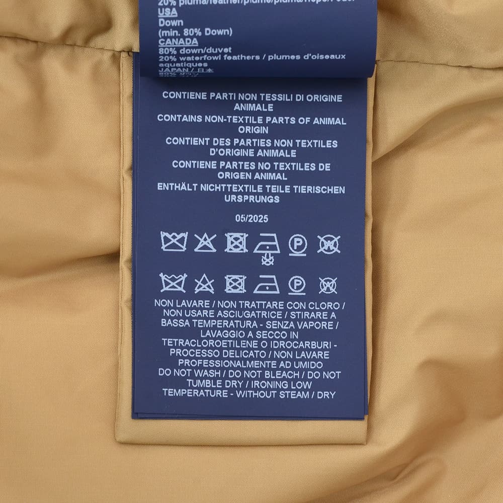 ヘルノ HERNO ダウンジャケット メンズ ポーラテック PI001140U 強撥水ナイロン ブラウンベージュ  ショート丈 ミリタリー フーデッド N-3B 国内正規品の画像