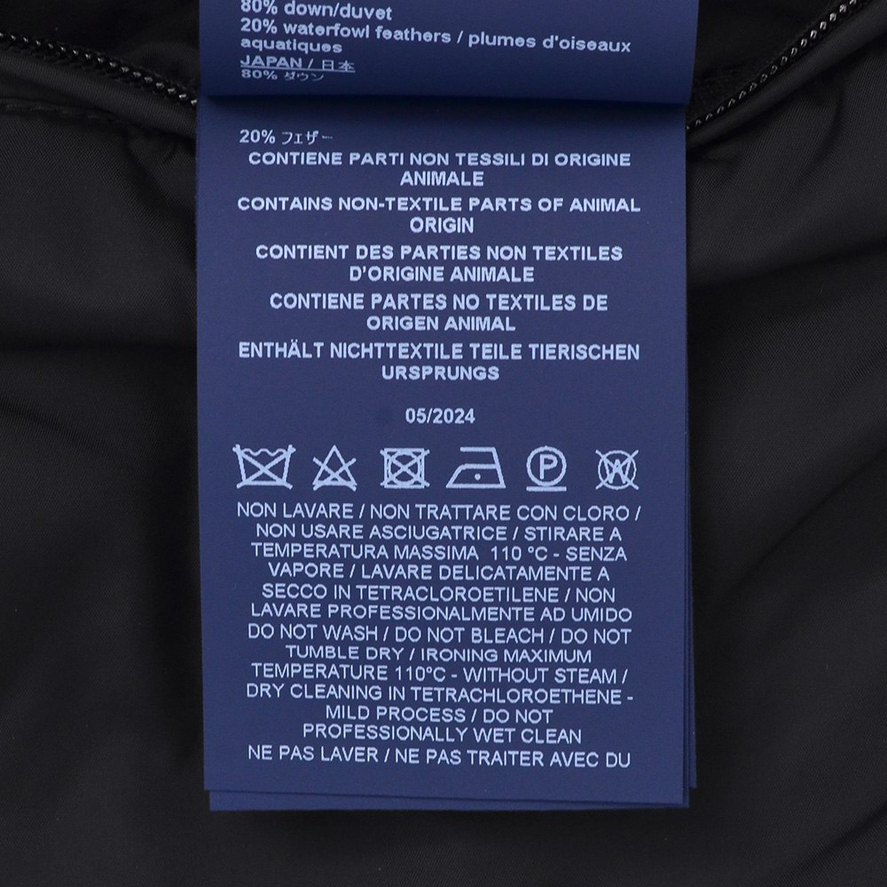 HERNO(ヘルノ) ダウンジャケット メンズ フーディーブルゾン ポーラテック POLAR-TECH ナイロンシャモニー ブラック 黒 国内 ...
