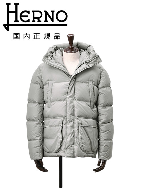 HERNO 売り切り価格 HERNO ヘルノ A-Shape Satin Down Coat ダウンコート サテン A