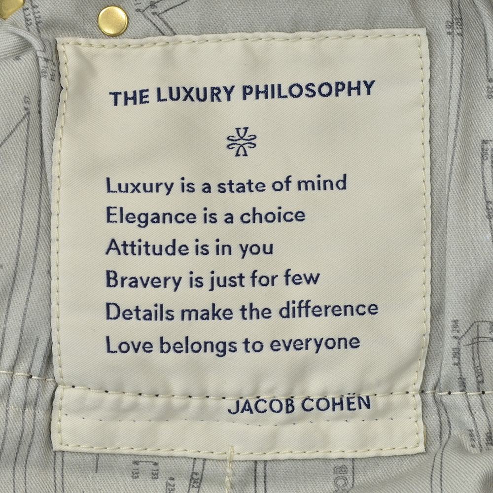 ヤコブコーエン JACOB COHEN ストレッチデニム メンズ  NICK SLIM ニックスリム コットンポリ ブラックウォッシュ  レザーバックパッチ 国内正規品の画像