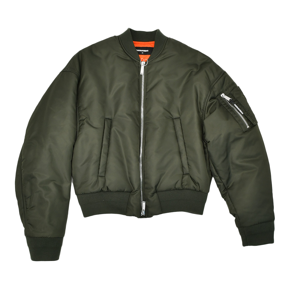 DSQUARED2 ディースクエアード MA-1 /S ジャケットブルゾン DSQUARED2（ディースクエアード） 中綿ブルゾン メンズ MA-1 ナイロン