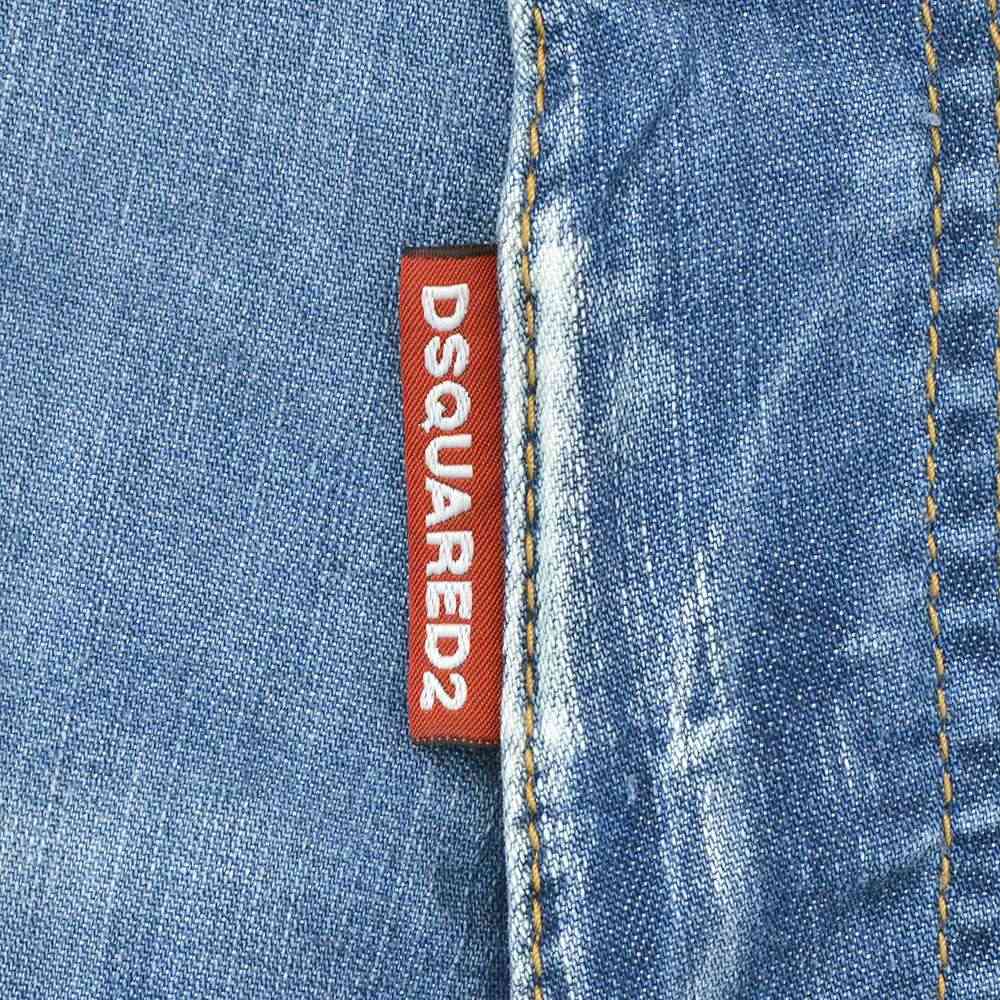 ディースクエアード DSQUARED2 ライトオンスデニムパンツ メンズ Skater Jean スケーターモデル ライトブルーウォッシュ スリムテーパード 国内正規品の画像