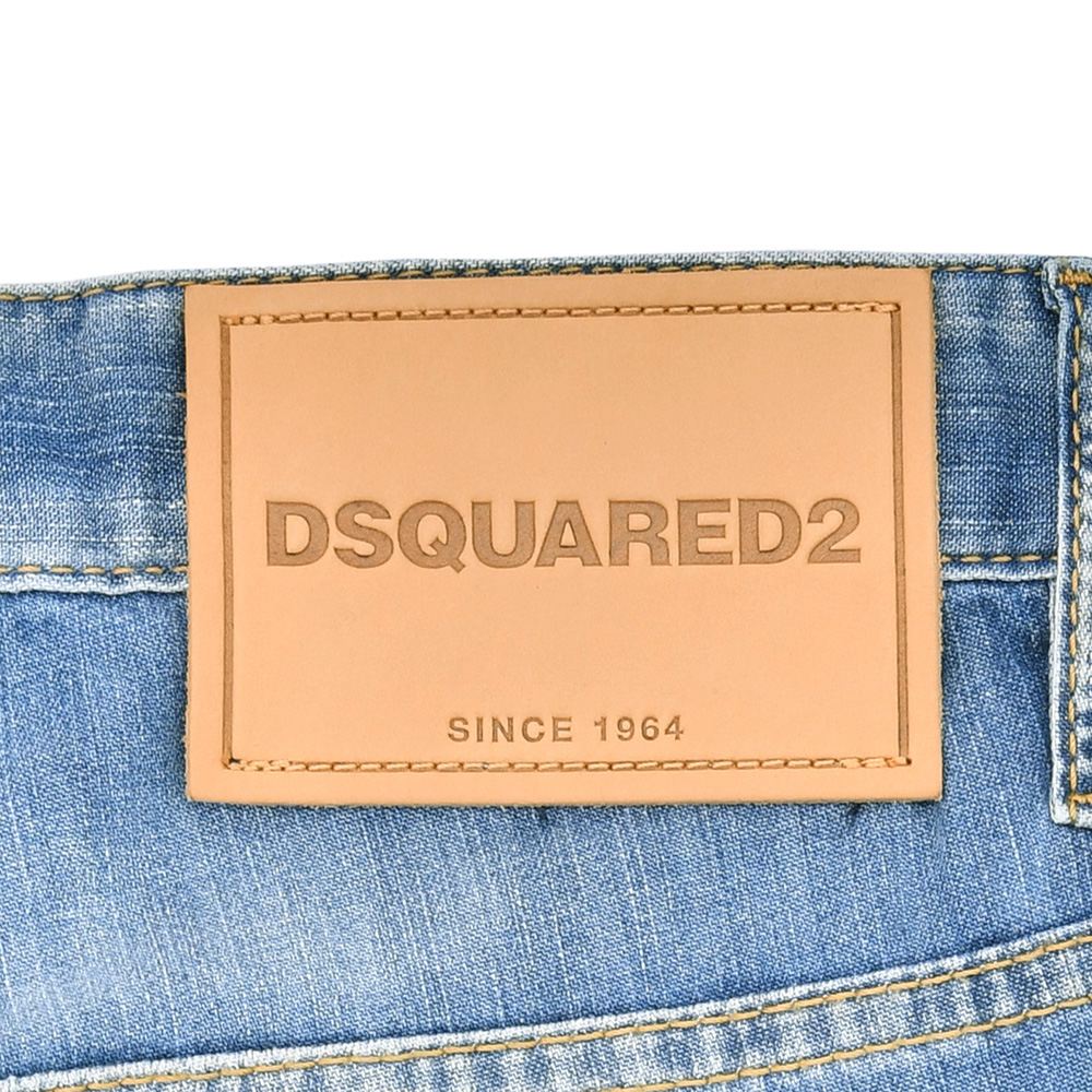ディースクエアード DSQUARED2 ライトオンスデニムパンツ メンズ Skater Jean スケーターモデル ライトブルーウォッシュ スリムテーパード 国内正規品の画像